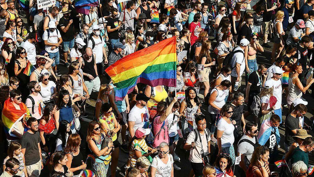 manifestación LGBT+ Hungría-AFP